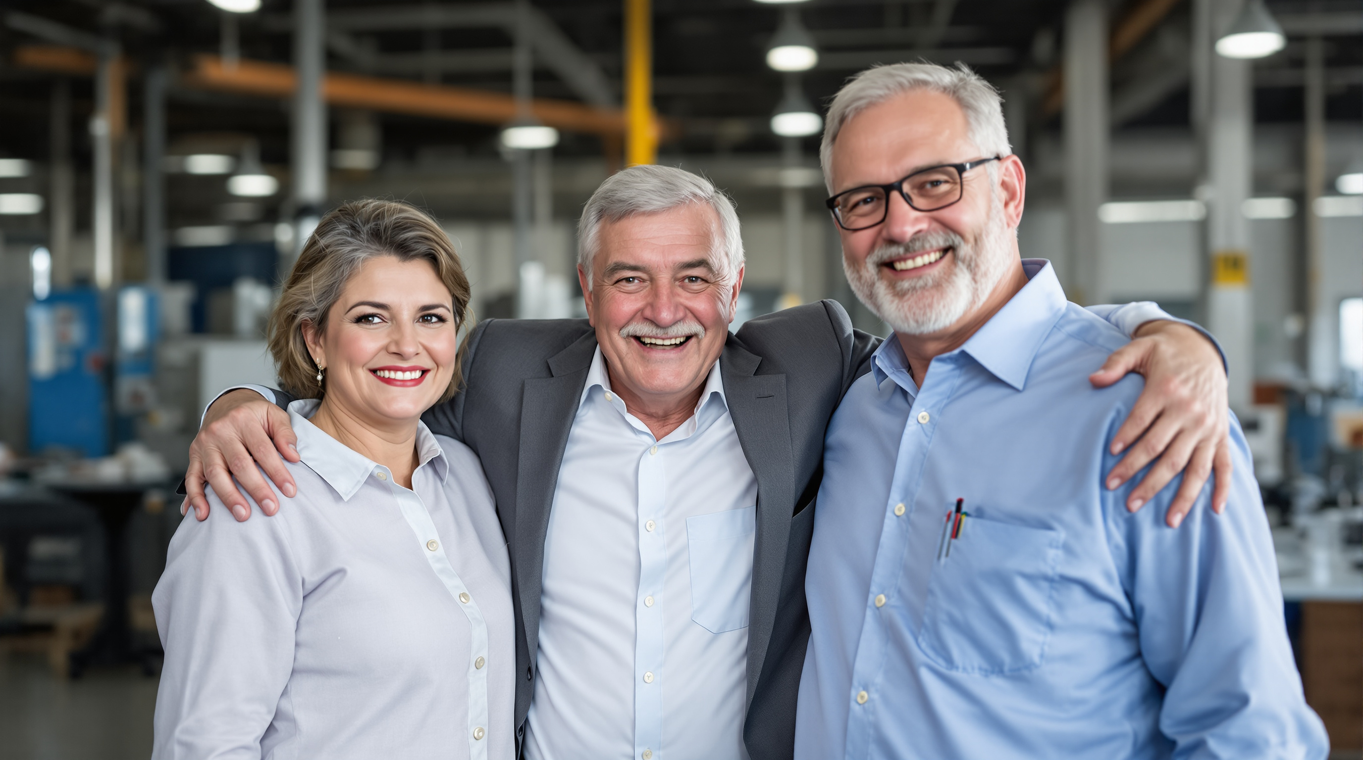 Multi-generational family business celebrating successful transition